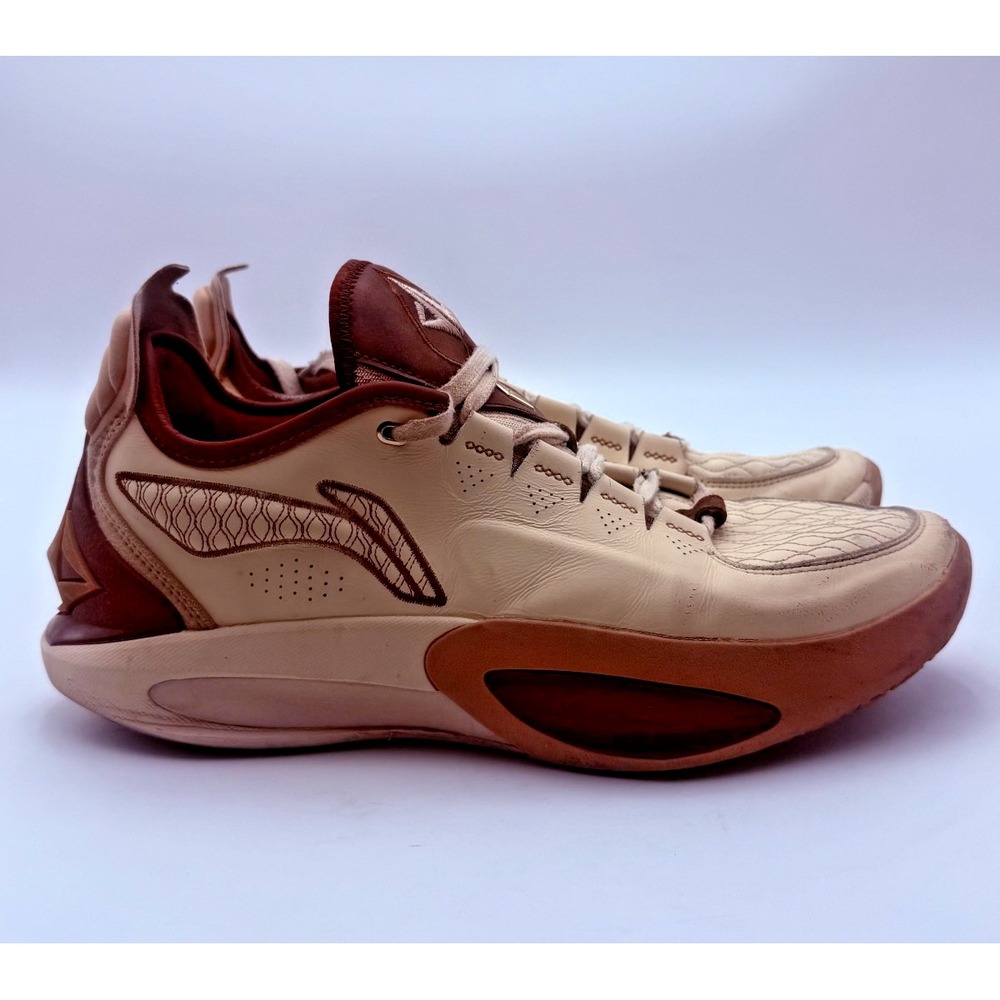 Li-Ning Jimmy Butler 3 JB3 Men's 9.5 ABAU107-9 Basketball Shoes Cream Brown